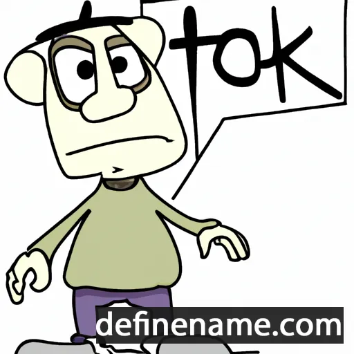 cartoon of the name Otek