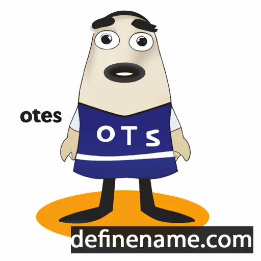 cartoon of the name Otes