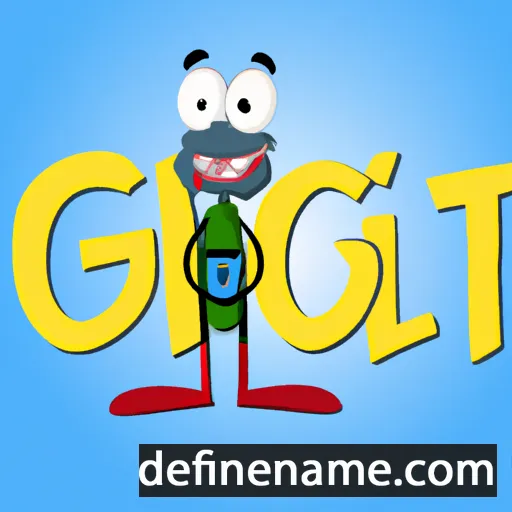 cartoon of the name Otgisl