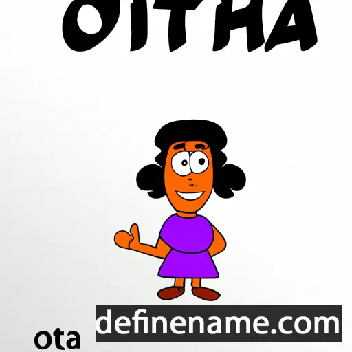 cartoon of the name Otha