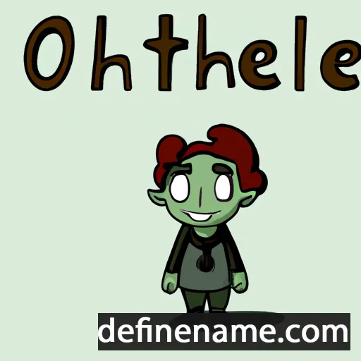 cartoon of the name Othonihel