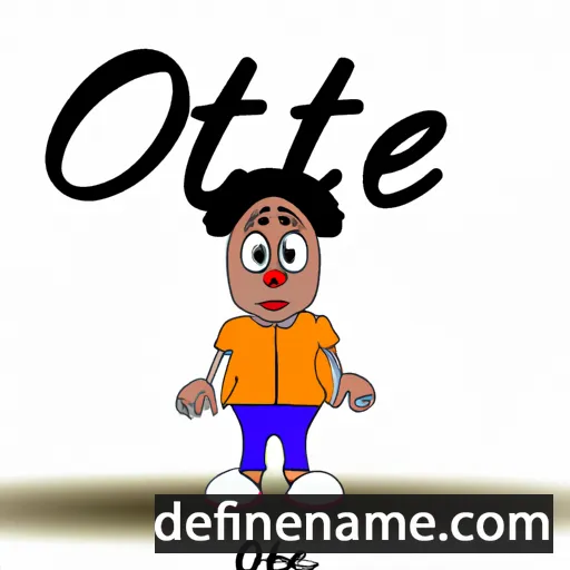 cartoon of the name Otie