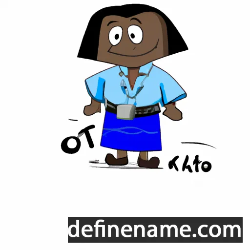 cartoon of the name Otiko