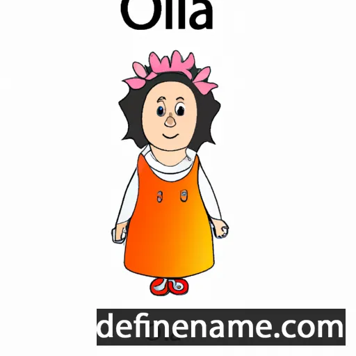 cartoon of the name Otillia