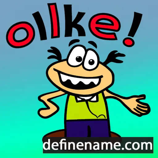 cartoon of the name Otkell