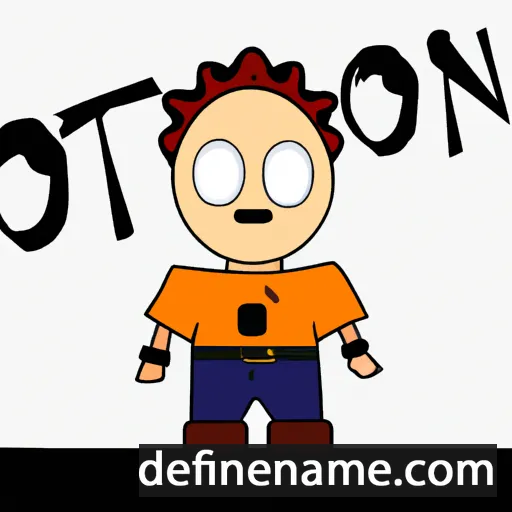 cartoon of the name Otón