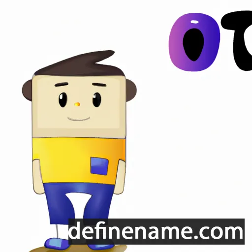 cartoon of the name Oto