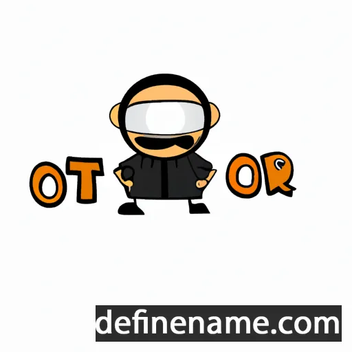 cartoon of the name Otr