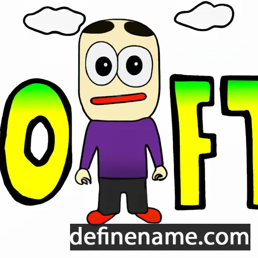 cartoon of the name Ott