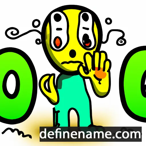 cartoon of the name Ou