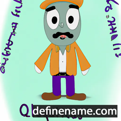 cartoon of the name Oualerianos