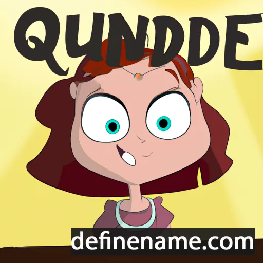 cartoon of the name Oudine