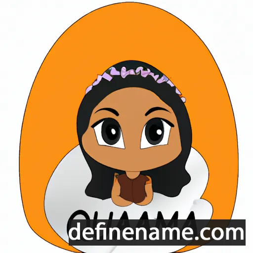 cartoon of the name Oumayra