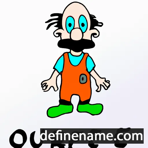 cartoon of the name Ounfrei