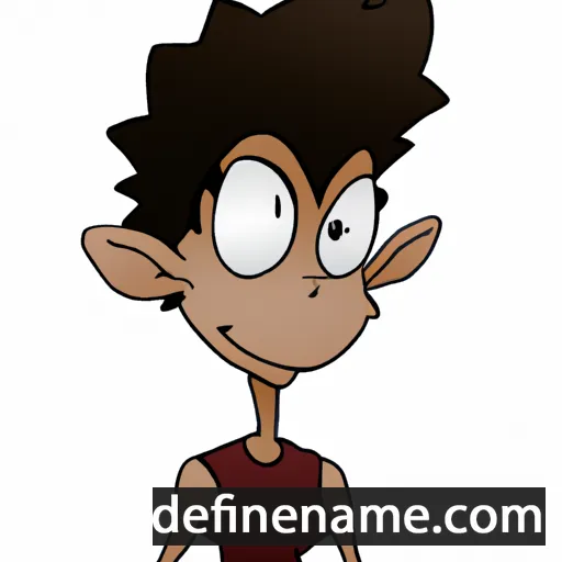 cartoon of the name Ouriel