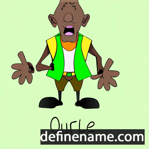 cartoon of the name Ouriel