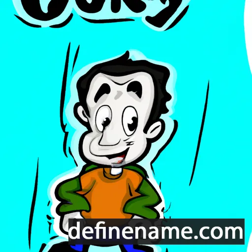 cartoon of the name Oury