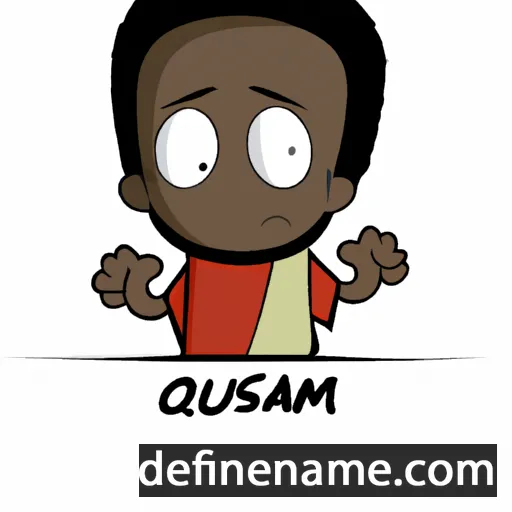 cartoon of the name Ousman