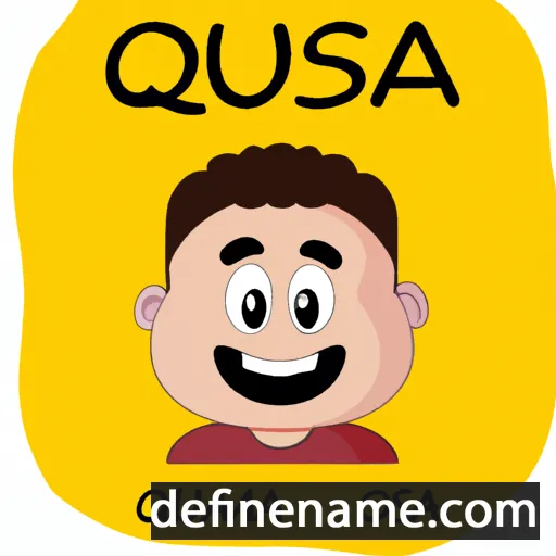 cartoon of the name Oussama