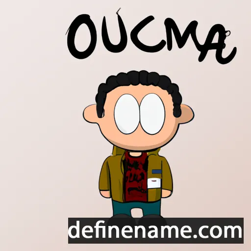 cartoon of the name Oussema