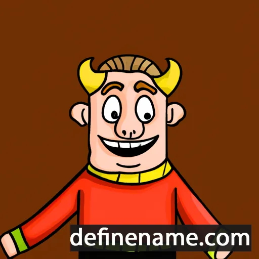 cartoon of the name Ovden