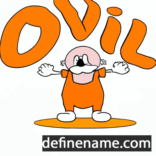 cartoon of the name Ovill