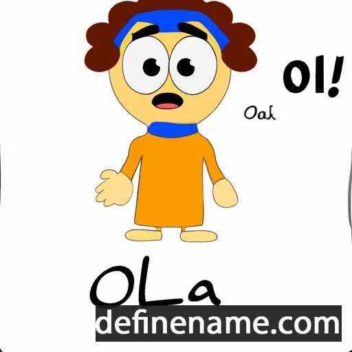 cartoon of the name Ovla