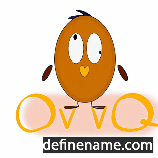 cartoon of the name Ovo