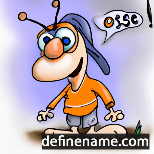 cartoon of the name Ovseei