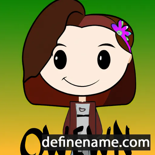 cartoon of the name Owenna