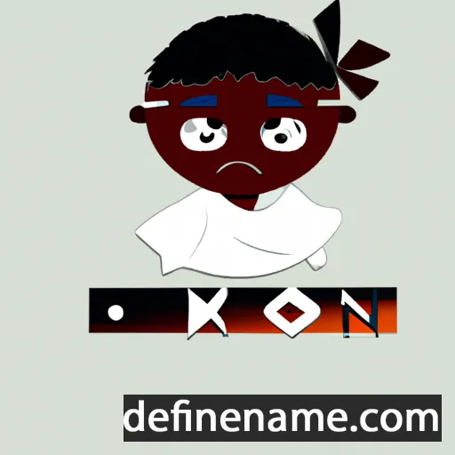 cartoon of the name Owisò:kon