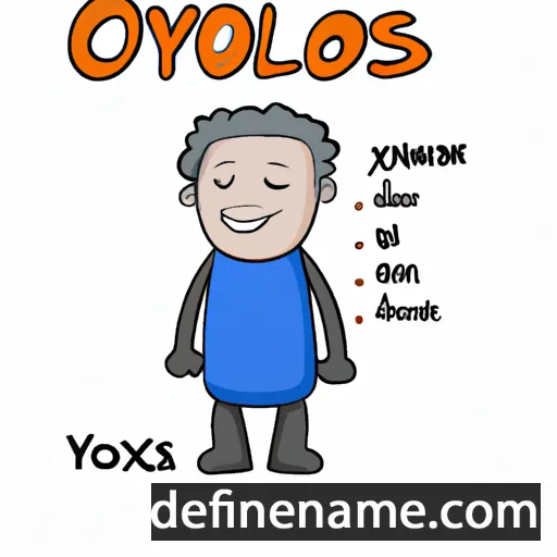 cartoon of the name Oxylos