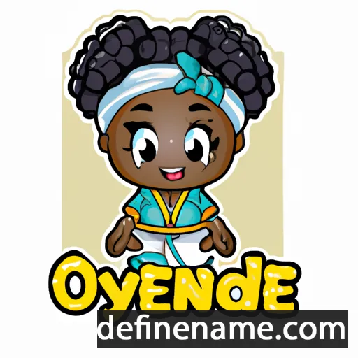 cartoon of the name Oyinedidei