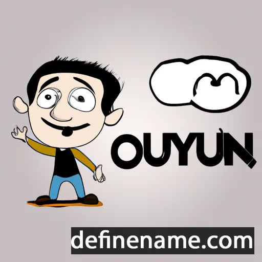 cartoon of the name Oykun