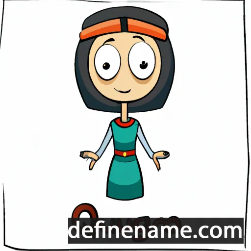 cartoon of the name Oynuqra