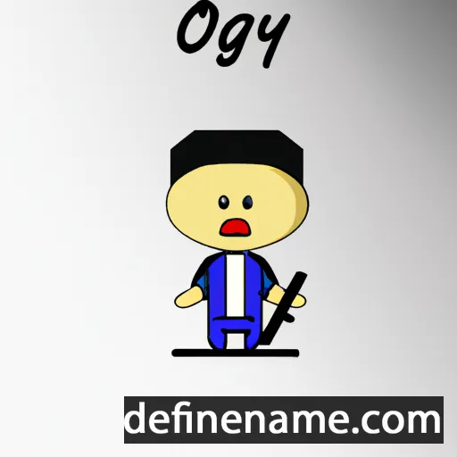 cartoon of the name Oyqiz