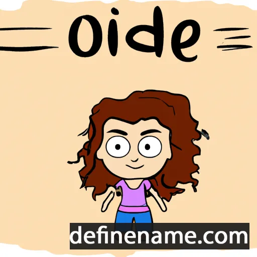 cartoon of the name Özde