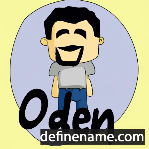 cartoon of the name Özden