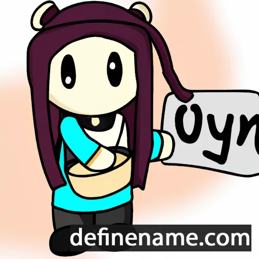 Øyunn cartoon