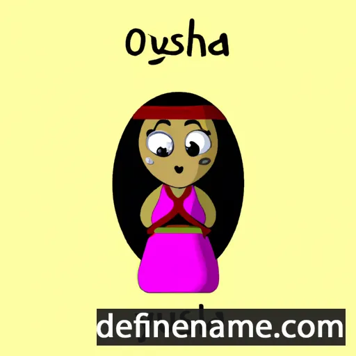 cartoon of the name Oyshu'la