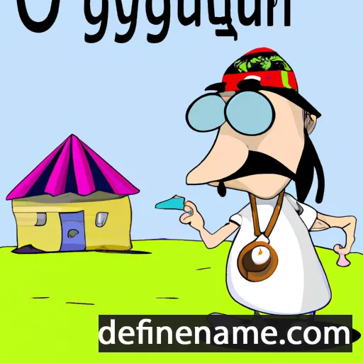 cartoon of the name Oytuvg'on