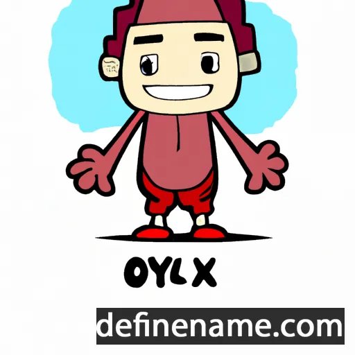 cartoon of the name Oyxol