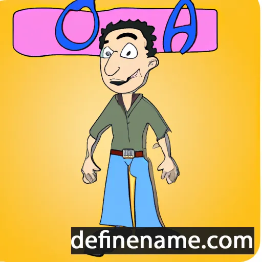 cartoon of the name Oza