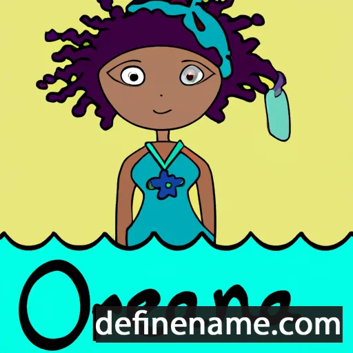 cartoon of the name Ozeana