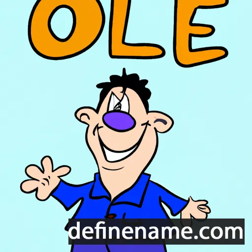 cartoon of the name Ozell