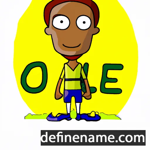 cartoon of the name Ozile