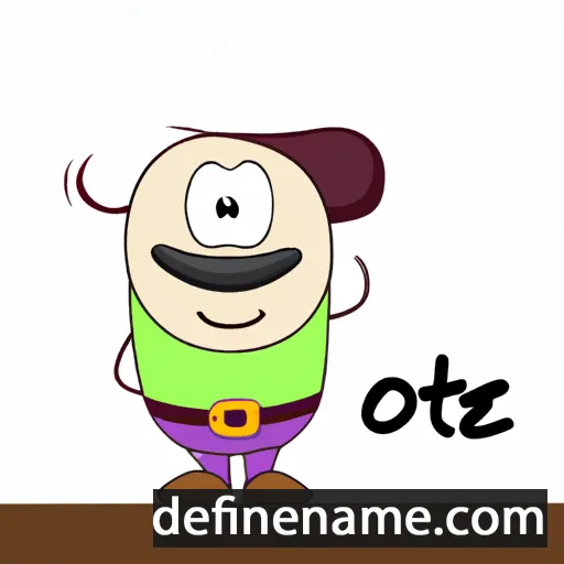 cartoon of the name Ozitte