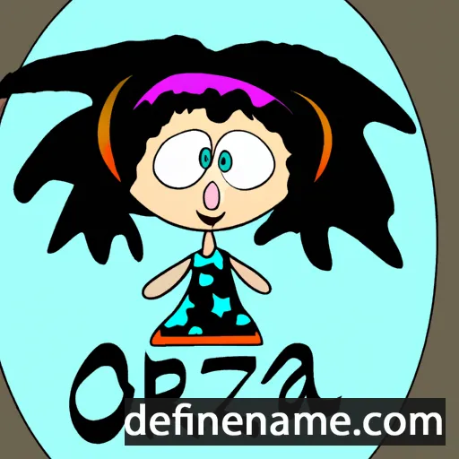 cartoon of the name Ozra