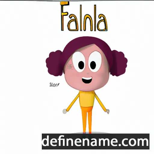 cartoon of the name Pánfila