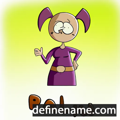 cartoon of the name Pälvi